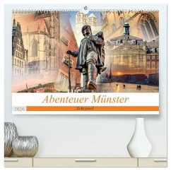 Cover Abenteuer Münster - Echt jovel! (hochwertiger Premium Wandkalender 2026 DIN A2 quer), Kunstdruck in Hochglanz