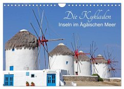 Cover Die Kykladen - Inseln im Ägäischen Meer (Wandkalender 2026 DIN A4 quer), CALVENDO Monatskalender