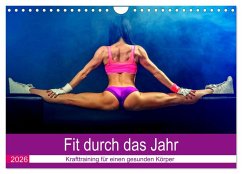 Cover Fit durch das Jahr. Training für einen gesunden Körper (Wandkalender 2026 DIN A4 quer), CALVENDO Monatskalender
