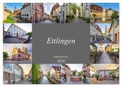 Ettlingen Impressionen (Wandkalender 2026 DIN A3 quer), CALVENDO Monatskalender