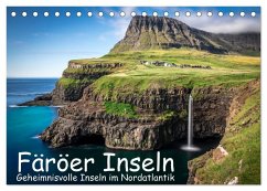 Cover Färöer Inseln - Geheimnisvolle Inseln im Nordatlantik (Tischkalender 2026 DIN A5 quer), CALVENDO Monatskalender