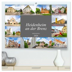 Heidenheim an der Brenz Impressionen (hochwertiger Premium Wandkalender 2026 DIN A2 quer), Kunstdruck in Hochglanz