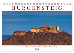 Werra Burgen Steig (Tischkalender 2026 DIN A5 quer), CALVENDO Monatskalender