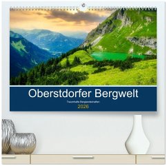Oberstdorfer Bergwelt (hochwertiger Premium Wandkalender 2026 DIN A2 quer), Kunstdruck in Hochglanz Oberstdorfer Bergwelt (hochwertiger Premium Wandkalender 2026 DIN A2 quer), Kunstdruck in Hochglanz
