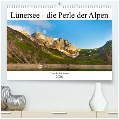 Lünersee - die blaue Perle der Alpen (hochwertiger Premium Wandkalender 2026 DIN A2 quer), Kunstdruck in Hochglanz Lünersee - die blaue Perle der Alpen (hochwertiger Premium Wandkalender 2026 DIN A2 quer), Kunstdruck in Hochglanz