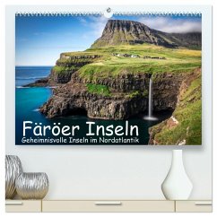 Cover Färöer Inseln - Geheimnisvolle Inseln im Nordatlantik (hochwertiger Premium Wandkalender 2026 DIN A2 quer), Kunstdruck in Hochglanz