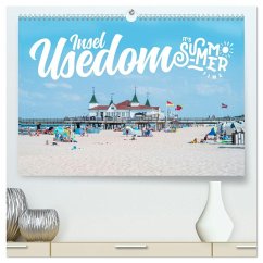 Insel Usedom - It's Summer Time (hochwertiger Premium Wandkalender 2026 DIN A2 quer), Kunstdruck in Hochglanz
