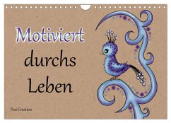 Cover Motiviert durchs Leben (Wandkalender 2026 DIN A4 quer), CALVENDO Monatskalender