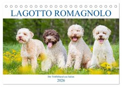 Lagotto Romagnolo - Der Trüffelhund aus Italien (Tischkalender 2026 DIN A5 quer), CALVENDO Monatskalender Cover Lagotto Romagnolo - Der Trüffelhund aus Italien (Tischkalender 2026 DIN A5 quer), CALVENDO Monatskalender