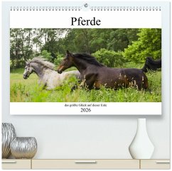 Pferde, das größte Glück auf dieser Erde (hochwertiger Premium Wandkalender 2026 DIN A2 quer), Kunstdruck in Hochglanz Pferde, das größte Glück auf dieser Erde (hochwertiger Premium Wandkalender 2026 DIN A2 quer), Kunstdruck in Hochglanz