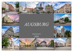 Augsburg Impressionen (Wandkalender 2026 DIN A4 quer), CALVENDO Monatskalender