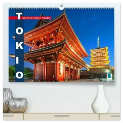 Tokio: Lichter einer Stadt (hochwertiger Premium Wandkalender 2026 DIN A2 quer), Kunstdruck in Hochglanz