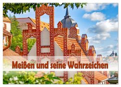 Meißen und seine Wahrzeichen (Wandkalender 2026 DIN A2 quer), CALVENDO Monatskalender