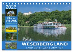 Cover WESERBERGLAND - Land der stillen Schönheit (Tischkalender 2026 DIN A5 quer), CALVENDO Monatskalender