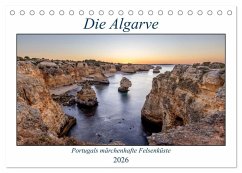 Die Algarve - Portugals märchenhafte Felsenküste (Tischkalender 2026 DIN A5 quer), CALVENDO Monatskalender Die Algarve - Portugals märchenhafte Felsenküste (Tischkalender 2026 DIN A5 quer), CALVENDO Monatskalender