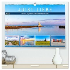 JUIST-LIEBE (hochwertiger Premium Wandkalender 2026 DIN A2 quer), Kunstdruck in Hochglanz