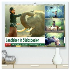 Landleben in Südostasien. Menschen in Vietnam und Kambodscha (hochwertiger Premium Wandkalender 2026 DIN A2 quer), Kunstdruck in Hochglanz