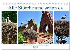 Cover Alle Störche sind schon da - Ein Dorf in Ostpreußen und seine Sommergäste (Tischkalender 2026 DIN A5 quer), CALVENDO Monatskalender