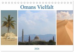 Omans Vielfalt (Tischkalender 2026 DIN A5 quer), CALVENDO Monatskalender