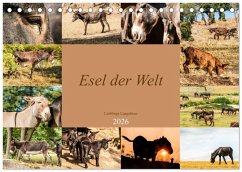Cover Esel der Welt - Lieblings Langohren (Tischkalender 2026 DIN A5 quer), CALVENDO Monatskalender