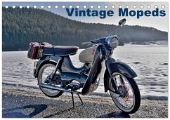 Cover Vintage Mopeds (Tischkalender 2026 DIN A5 quer), CALVENDO Monatskalender