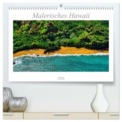 Cover Malerisches Hawaii (hochwertiger Premium Wandkalender 2026 DIN A2 quer), Kunstdruck in Hochglanz