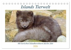 Islands Tierwelt - Mit tierischen Inselbewohnern durchs Jahr (Tischkalender 2026 DIN A5 quer), CALVENDO Monatskalender Islands Tierwelt - Mit tierischen Inselbewohnern durchs Jahr (Tischkalender 2026 DIN A5 quer), CALVENDO Monatskalender