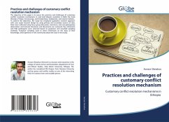 Cover Practices and challenges of customary conflict resolution mechanism