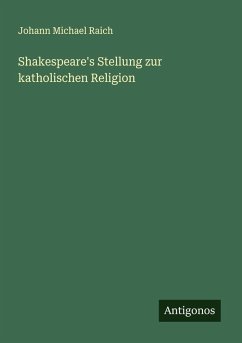 Cover Shakespeare's Stellung zur katholischen Religion