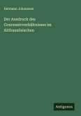 Der Ausdruck des Concessivverhältnisses im Altfranzösischen