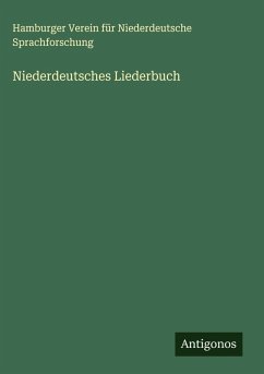 Niederdeutsches Liederbuch Cover Niederdeutsches Liederbuch