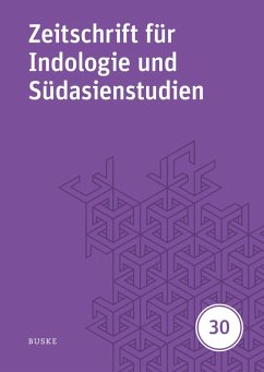 Cover Zeitschrift für Indologie und Südasienstudien 30
