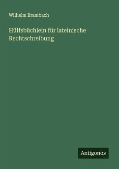 Cover Hülfsbüchlein für lateinische Rechtschreibung