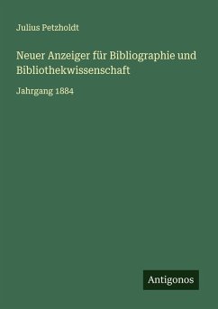 Cover Neuer Anzeiger für Bibliographie und Bibliothekwissenschaft