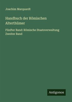 Cover Handbuch der Römischen Alterthümer