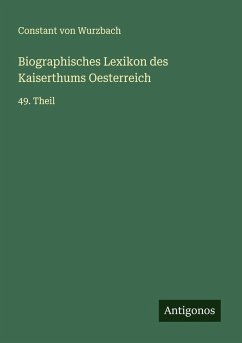 Cover Biographisches Lexikon des Kaiserthums Oesterreich