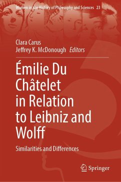 Cover Émilie Du Châtelet in Relation to Leibniz and Wolff (eBook, PDF)