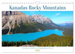 Kanadas Rocky Mountains: Zwischen Gipfeln & glasklaren Seen (Wandkalender 2026 DIN A4 quer), CALVENDO Monatskalender