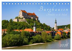 Burghausen - Mittelalter an der Salzach (Tischkalender 2026 DIN A5 quer), CALVENDO Monatskalender