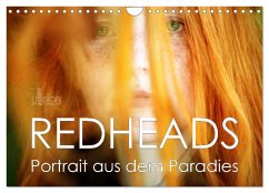 REDHEADS - Portrait aus dem Paradies (Wandkalender 2026 DIN A4 quer), CALVENDO Monatskalender