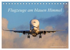 Cover Flugzeuge am blauen Himmel (Tischkalender 2026 DIN A5 quer), CALVENDO Monatskalender