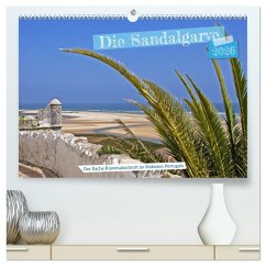 Die Sandalgarve - Der flache Küstenabschnitt im Südosten Portugals (hochwertiger Premium Wandkalender 2026 DIN A2 quer), Kunstdruck in Hochglanz