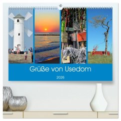 Grüße von Usedom (hochwertiger Premium Wandkalender 2026 DIN A2 quer), Kunstdruck in Hochglanz Grüße von Usedom (hochwertiger Premium Wandkalender 2026 DIN A2 quer), Kunstdruck in Hochglanz
