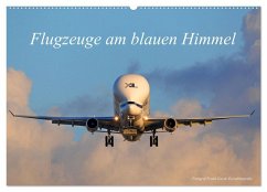 Flugzeuge am blauen Himmel (Wandkalender 2026 DIN A2 quer), CALVENDO Monatskalender