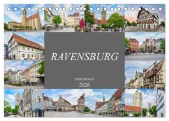 Ravensburg Impressionen (Tischkalender 2026 DIN A5 quer), CALVENDO Monatskalender