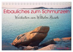 Erbauliches zum Schmunzeln - Weisheiten von Wilhelm Busch (Tischkalender 2026 DIN A5 quer), CALVENDO Monatskalender Erbauliches zum Schmunzeln - Weisheiten von Wilhelm Busch (Tischkalender 2026 DIN A5 quer), CALVENDO Monatskalender