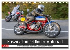 Cover Faszination Oldtimer Motorrad - Momentaufnahmen vom Jochpass Memorial (Wandkalender 2026 DIN A3 quer), CALVENDO Monatskalender