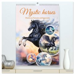 Mystic horses - Pferde aus Fantasie und Sagenwelt (hochwertiger Premium Wandkalender 2026 DIN A2 hoch), Kunstdruck in Hochglanz