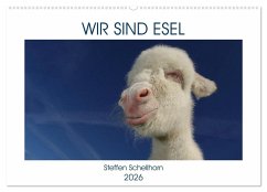 WIR SIND ESEL (Wandkalender 2026 DIN A2 quer), CALVENDO Monatskalender WIR SIND ESEL (Wandkalender 2026 DIN A2 quer), CALVENDO Monatskalender