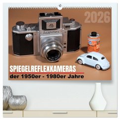 Spiegelreflexkameras der 1950er-1980er Jahre (hochwertiger Premium Wandkalender 2026 DIN A2 quer), Kunstdruck in Hochglanz Spiegelreflexkameras der 1950er-1980er Jahre (hochwertiger Premium Wandkalender 2026 DIN A2 quer), Kunstdruck in Hochglanz